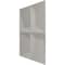 Ekena Millwork 19 5/8in. W x 19 5/8in. H Tellson EnduraWall Decorative 3D Wall Panel Covers 2.67 Sq. Ft. WP20X20TEBCO - alternate 2
